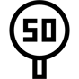 speed limit icon