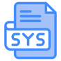 sys file icon