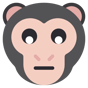 tired monkey icon
