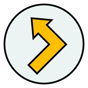 double arrow icon