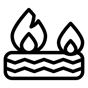 tire fire icon