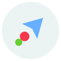 upward direction icon