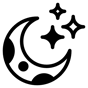 crescent moon icon