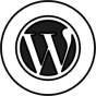 wordpress logo icon