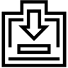 下载 线条 图标
