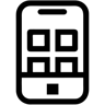 smartphone line icon