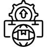 后勤 线条 图标