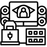 监视 line 图标
