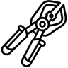 cesoie line icona