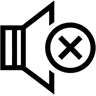 stumm linie Icon