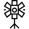 studio light line icon