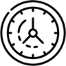 clock line icon