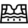 هيكل عظمي لديناصور line أيقونة