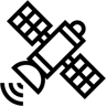 satellite line icon