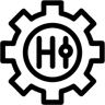 齿轮 线条 图标