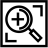 Vergrößern line Icon