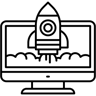 launch line icon