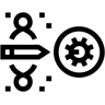 teamwork line icon