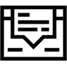 envelope line icon