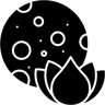 moon filled icon