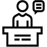 speaker line icon