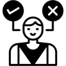 决策 duotone 图标