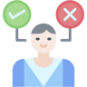 decision making flat icon