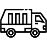 Müllwagen line Icon