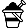沙滩桶 duotone 图标