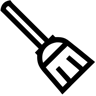 sapu line ikon