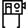 Videokamera line Icon
