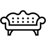 沙发 line 图标