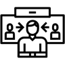 collaboration line icon