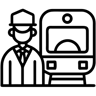 condutor line ícone