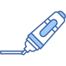 marker two-color icon