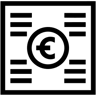euro ligne icône