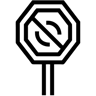 八角形 线条 图标