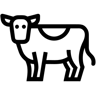 奶牛 线条 图标