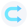 redo flat icon