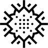 mandala çizgi simge