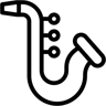 萨克斯 line 图标