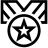 勋章 line 图标