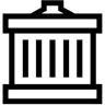 垃圾桶 line 图标