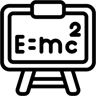 blackboard line icon