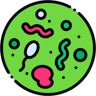 microbiologia cor linear ícone