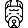 斗牛梗 line 图标