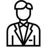 Geschäftsmann linie Icon