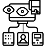 surveillance line icon