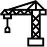 кран линия иконка