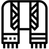 围巾 line 图标